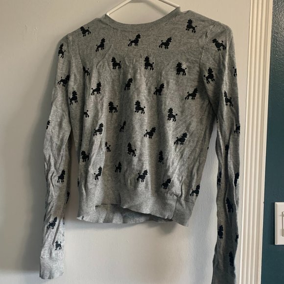 Forever 21 Long Sleeve Poodle Design Shirt - Picture 1 of 2